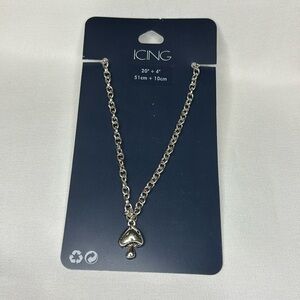 Icing Mushroom Necklace Silver